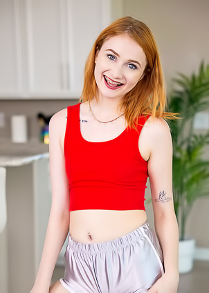 Scarlet Skies In Babe With Braces